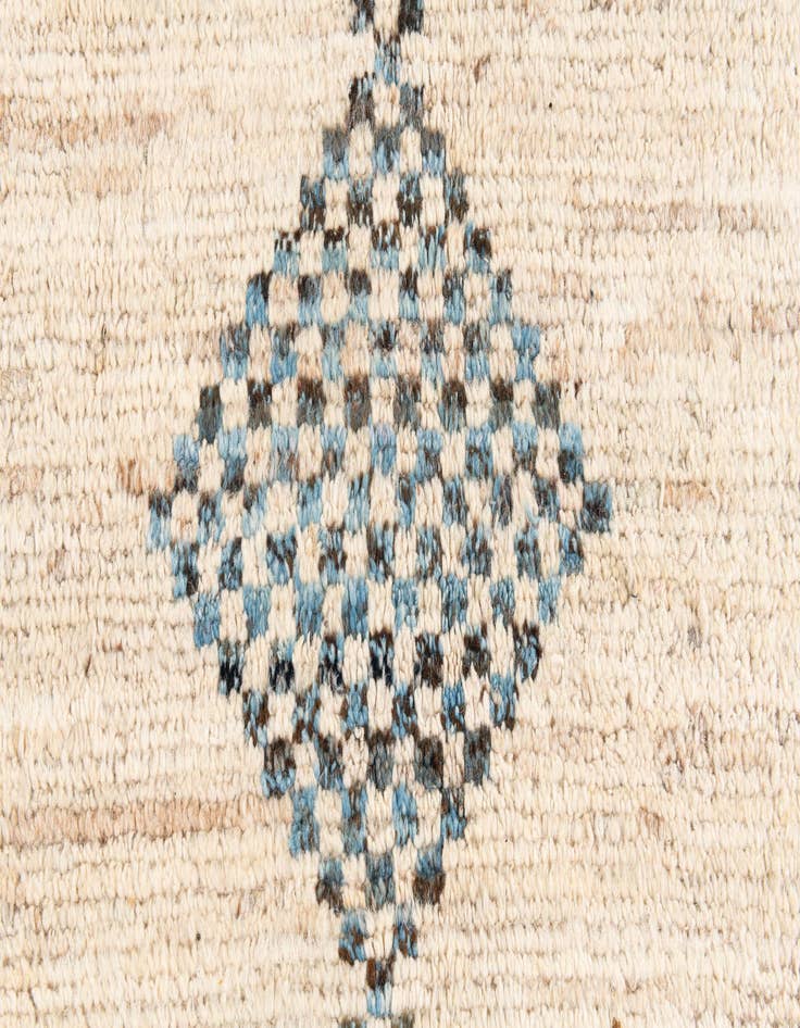 Detail image of  7' x 9' 7  Hand Knotted Moroccan Wool Rug