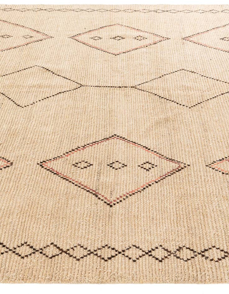 Detail image of  7' 10 x 10' 5  Hand Knotted Moroccan Wool Rug