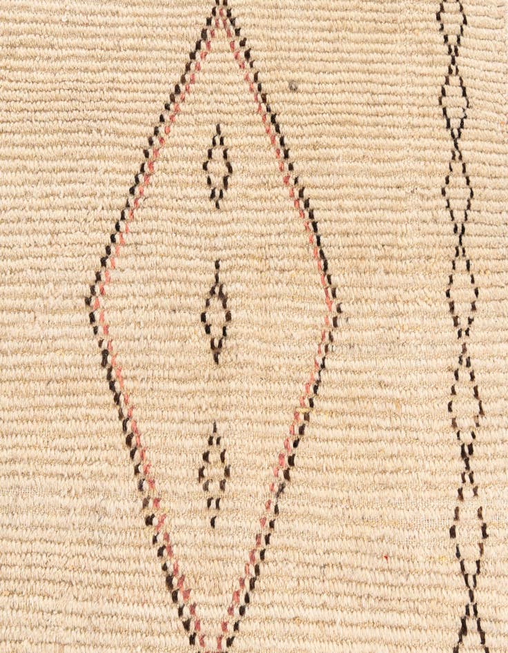 Detail image of  7' 10 x 10' 5  Hand Knotted Moroccan Wool Rug