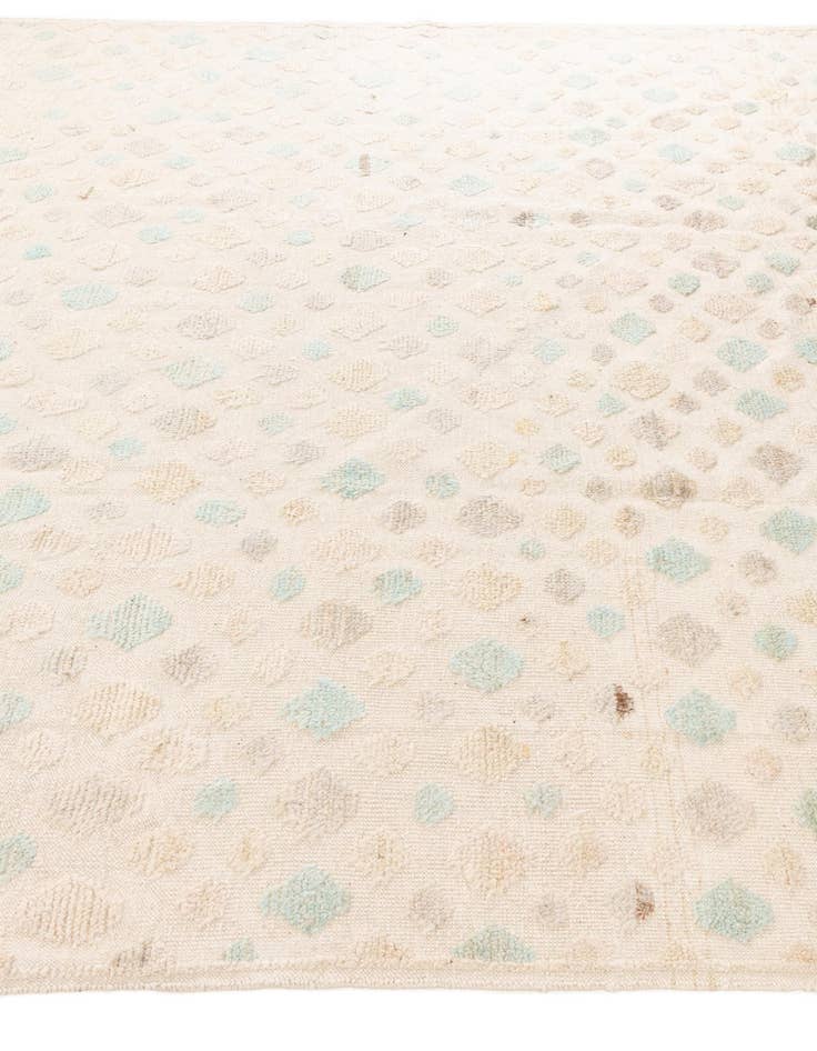 Detail image of  9' x 12' 6  Hand Knotted Moroccan Wool Rug