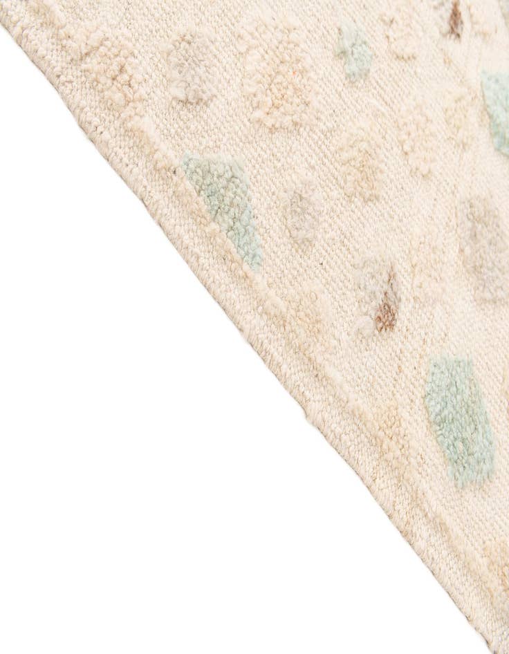 Detail image of  9' x 12' 6  Hand Knotted Moroccan Wool Rug