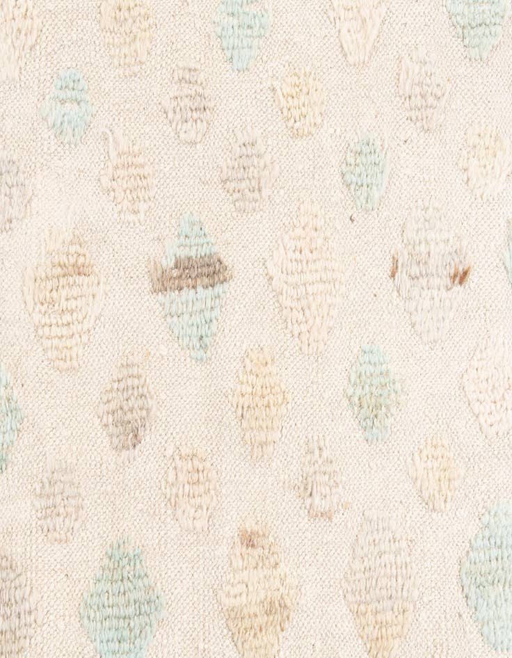 Detail image of  9' x 12' 6  Hand Knotted Moroccan Wool Rug