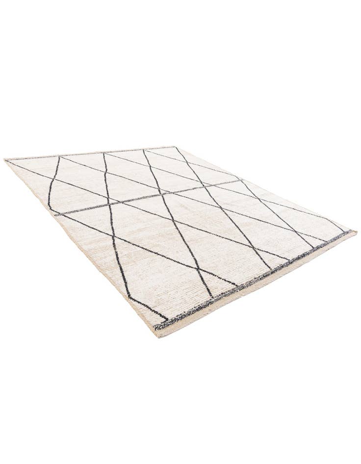 Detail image of  8' 2 x 9' 2  Hand Knotted Moroccan Wool Rug