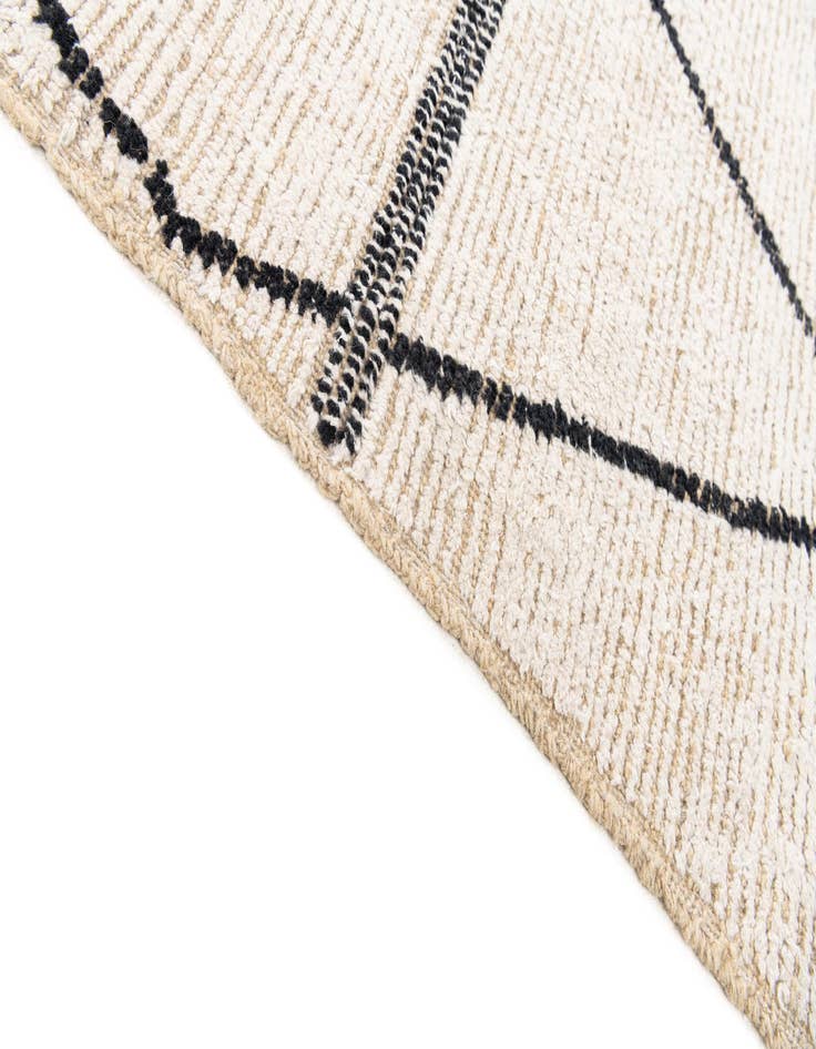 Detail image of  8' 2 x 9' 2  Hand Knotted Moroccan Wool Rug