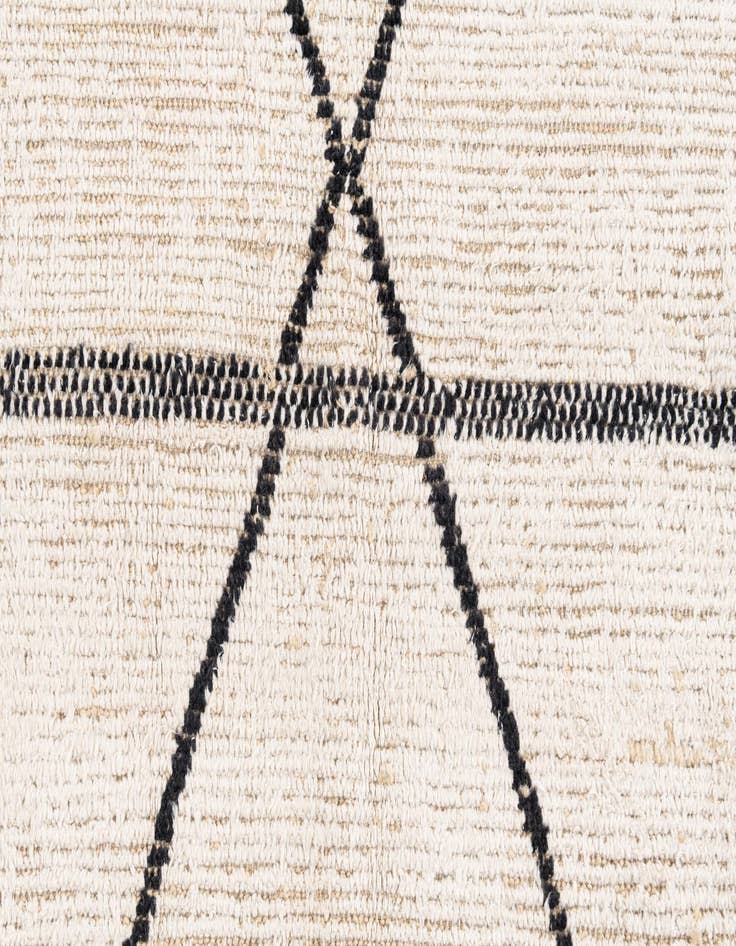 Detail image of  8' 2 x 9' 2  Hand Knotted Moroccan Wool Rug