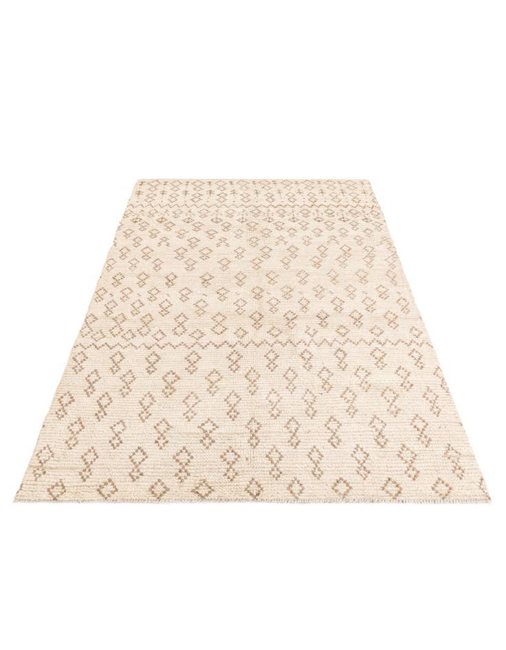 Detail image of  5' x 8' 9  Hand Knotted Moroccan Wool Rug