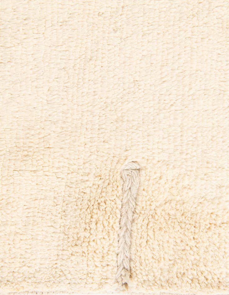 Detail image of  5' 8 x 7' 10  Hand Knotted Moroccan Wool Rug