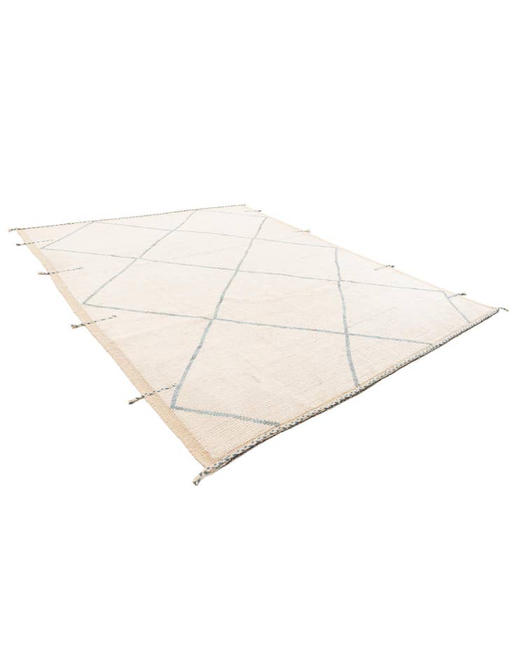 Detail image of  8' x 10' 1  Hand Knotted Moroccan Wool Rug