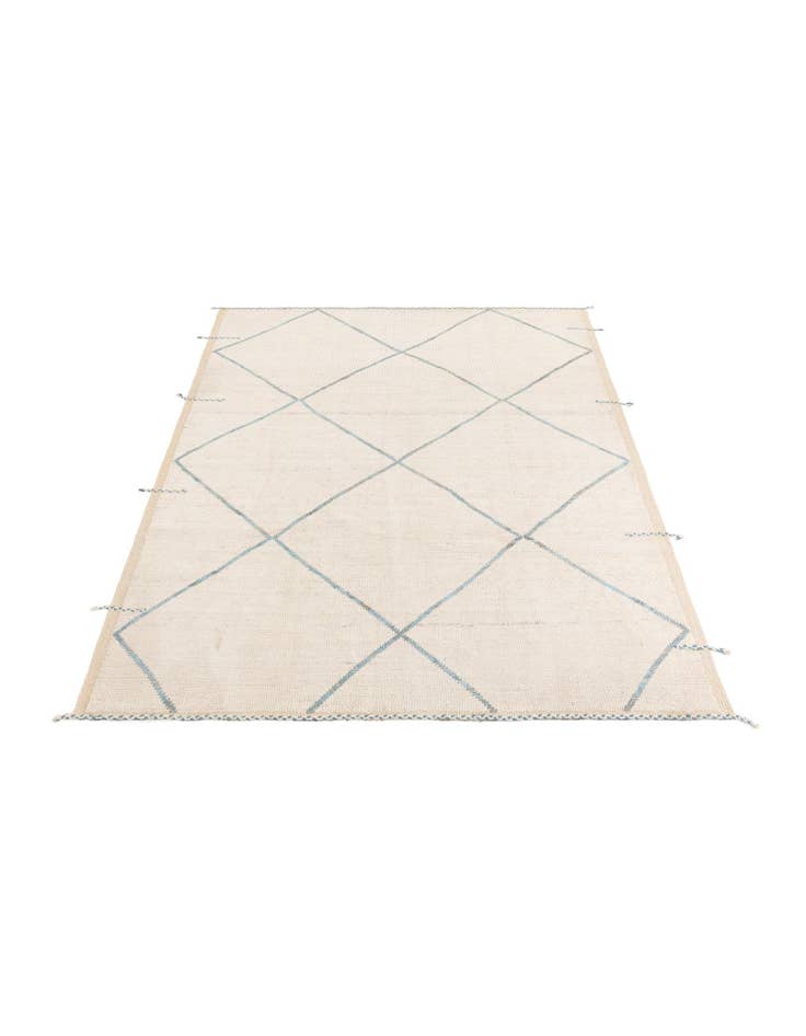 Detail image of  8' x 10' 1  Hand Knotted Moroccan Wool Rug