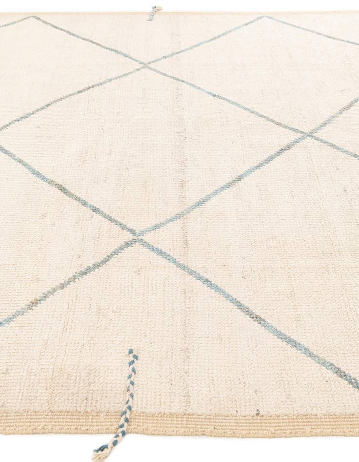 Detail image of  8' x 10' 1  Hand Knotted Moroccan Wool Rug