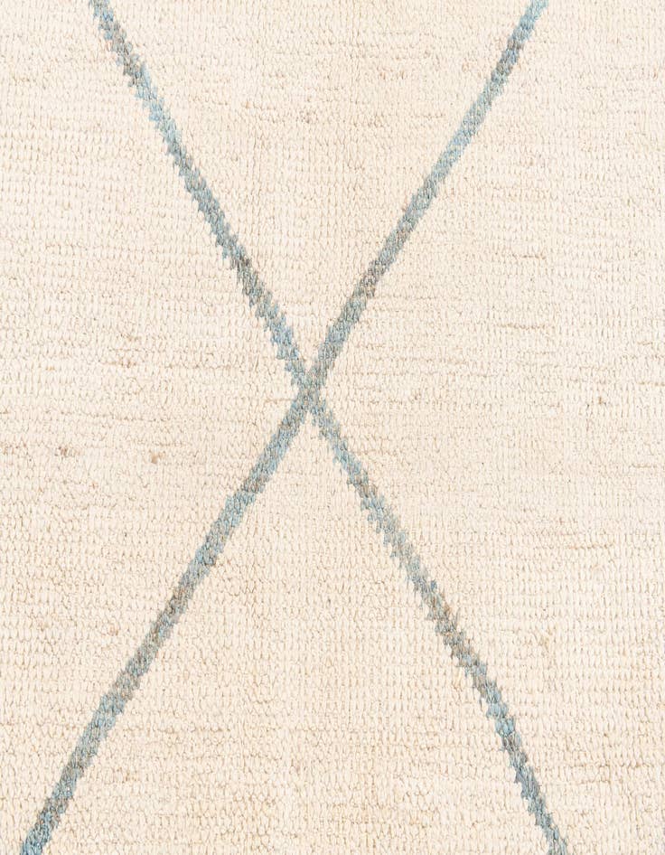 Detail image of  8' x 10' 1  Hand Knotted Moroccan Wool Rug