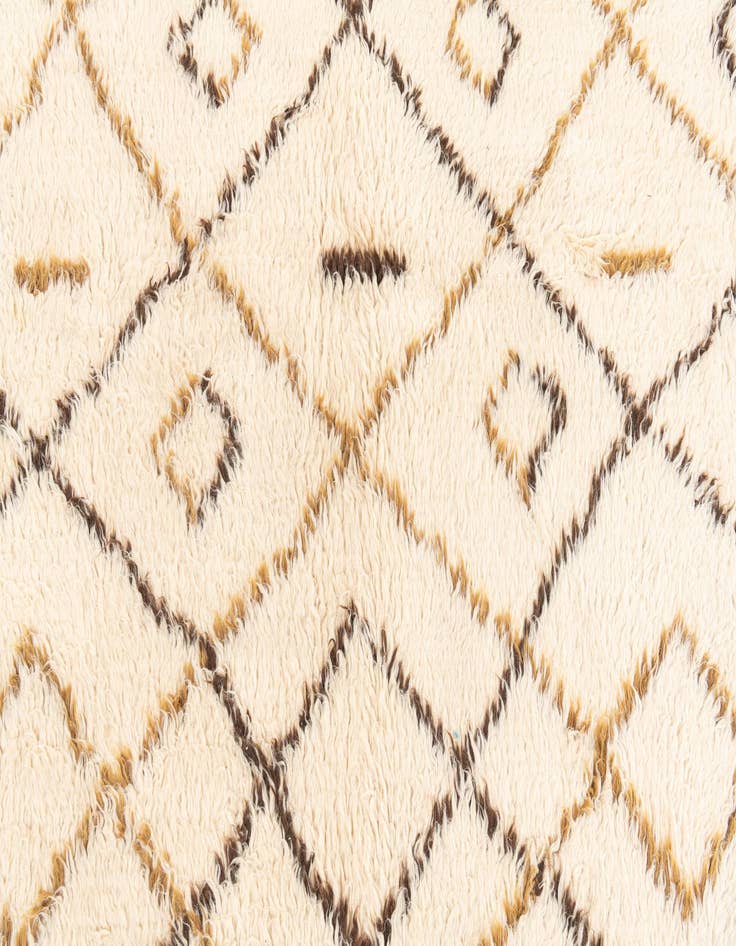 Detail image of  7' 10 x 10' 2  Hand Knotted Moroccan Wool Rug