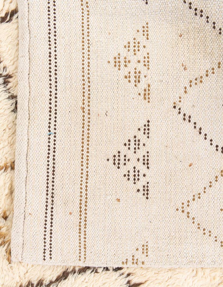 Detail image of  7' 10 x 10' 2  Hand Knotted Moroccan Wool Rug