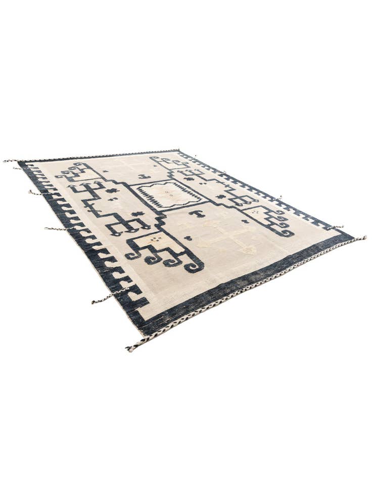 Detail image of  8' 2 x 10' 5  Hand Knotted Moroccan Wool Rug