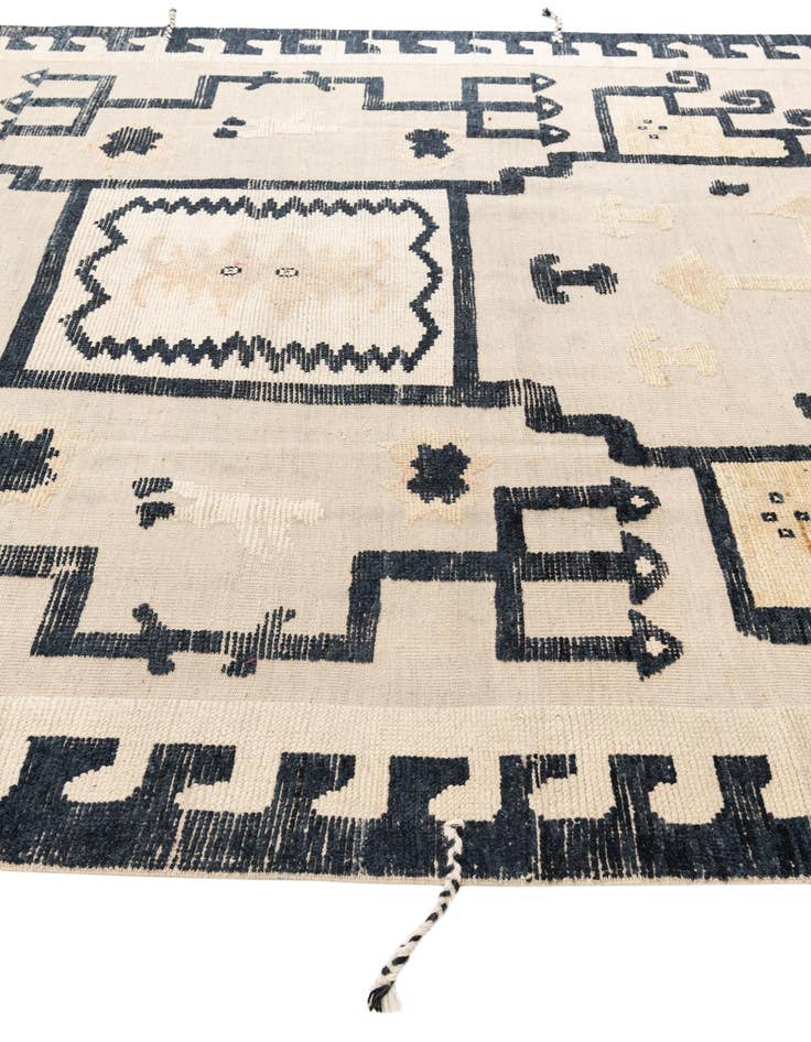 Detail image of  8' 2 x 10' 5  Hand Knotted Moroccan Wool Rug
