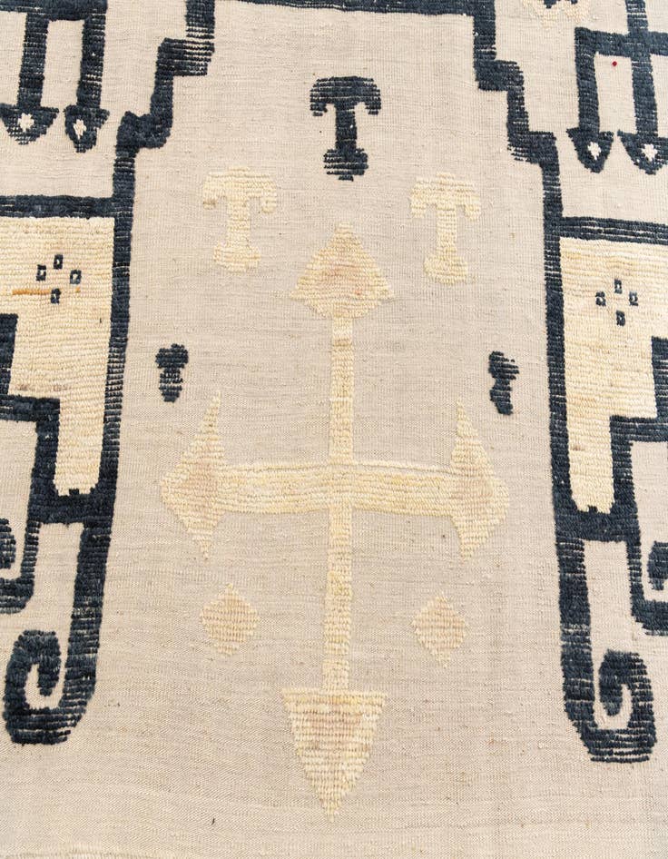Detail image of  8' 2 x 10' 5  Hand Knotted Moroccan Wool Rug
