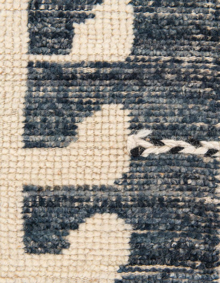 Detail image of  8' 2 x 10' 5  Hand Knotted Moroccan Wool Rug