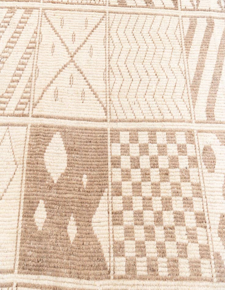 Detail image of  8' 8 x 10' 5  Hand Knotted Moroccan Wool Rug
