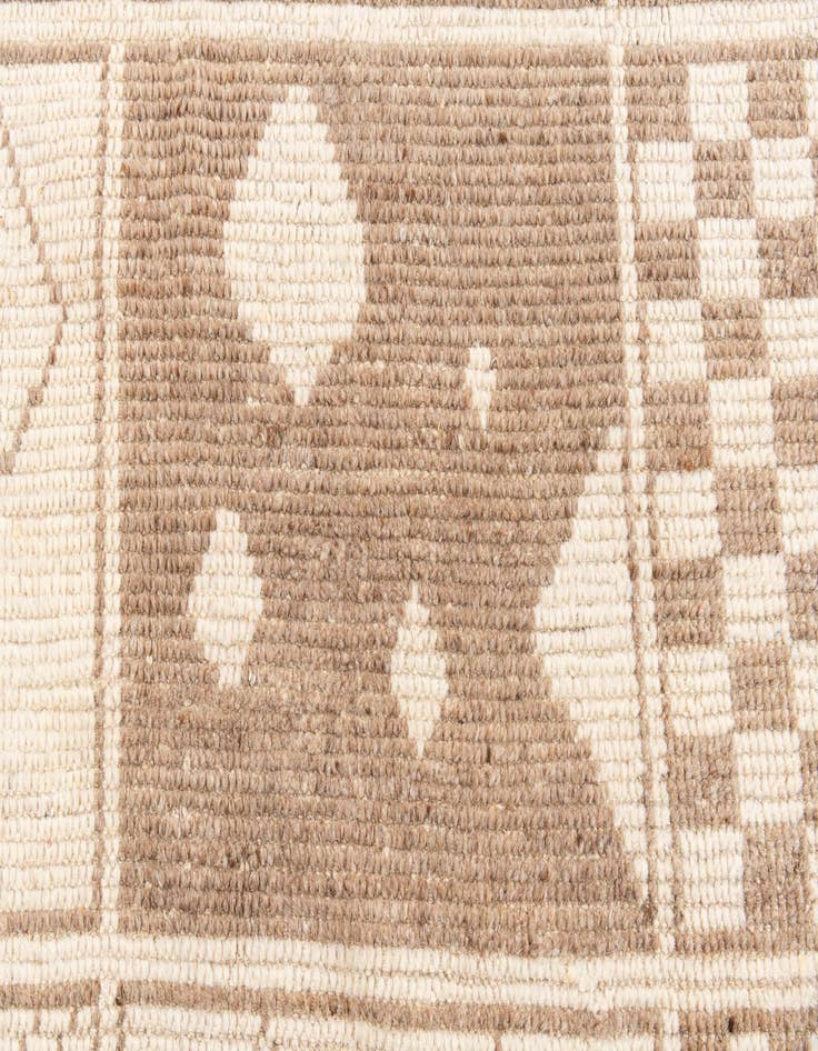 Detail image of  8' 8 x 10' 5  Hand Knotted Moroccan Wool Rug