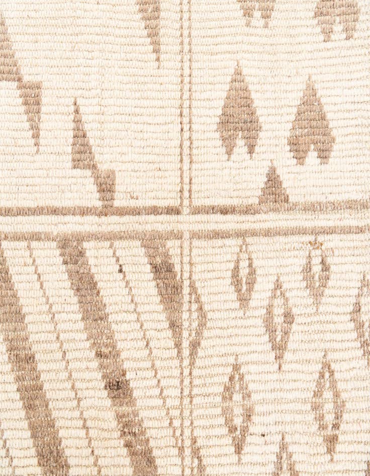 Detail image of  8' 8 x 10' 5  Hand Knotted Moroccan Wool Rug