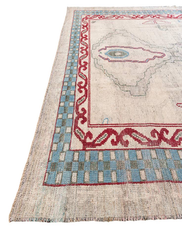 Detail image of  9' 4 x 12'  Hand Knotted Moroccan Wool Rug