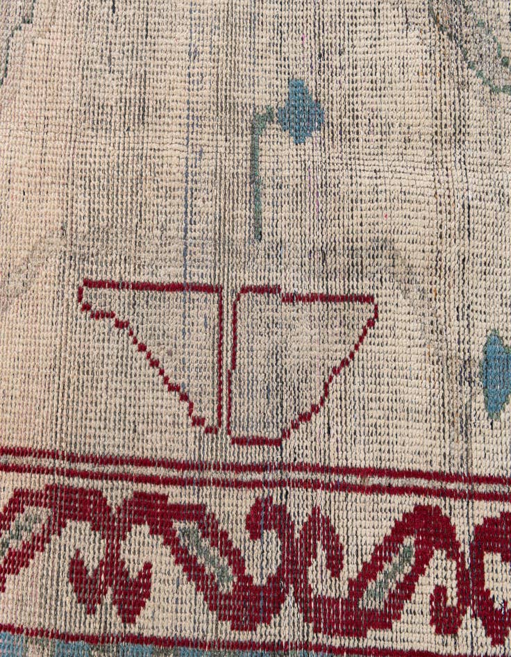 Detail image of  9' 4 x 12'  Hand Knotted Moroccan Wool Rug