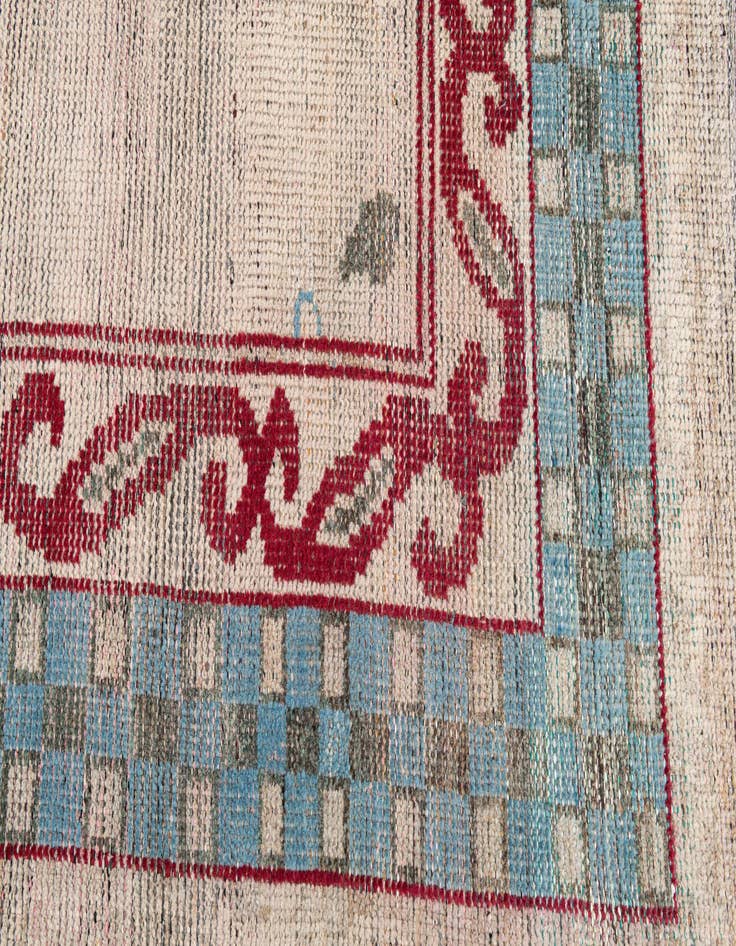 Detail image of  9' 4 x 12'  Hand Knotted Moroccan Wool Rug