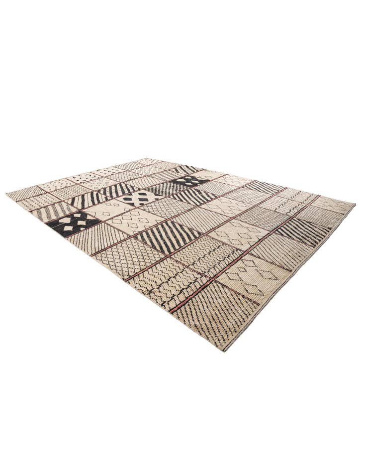 Detail image of  11' 3 x 15' 8  Hand Knotted Moroccan Wool Rug