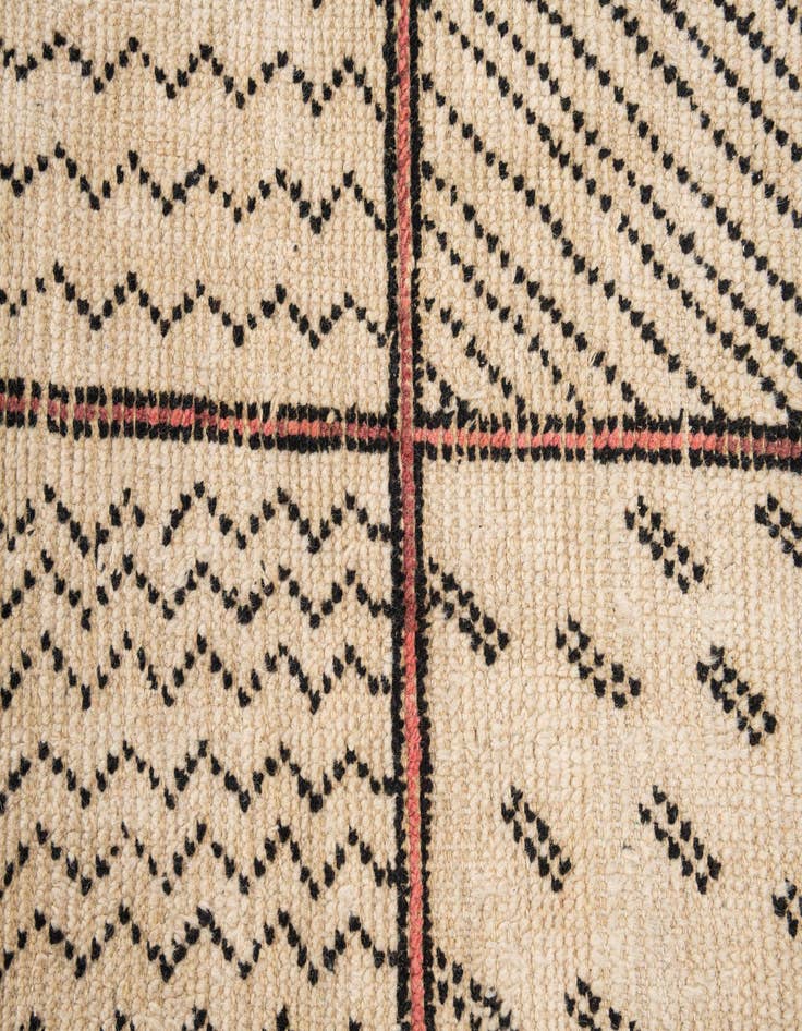 Detail image of  11' 3 x 15' 8  Hand Knotted Moroccan Wool Rug