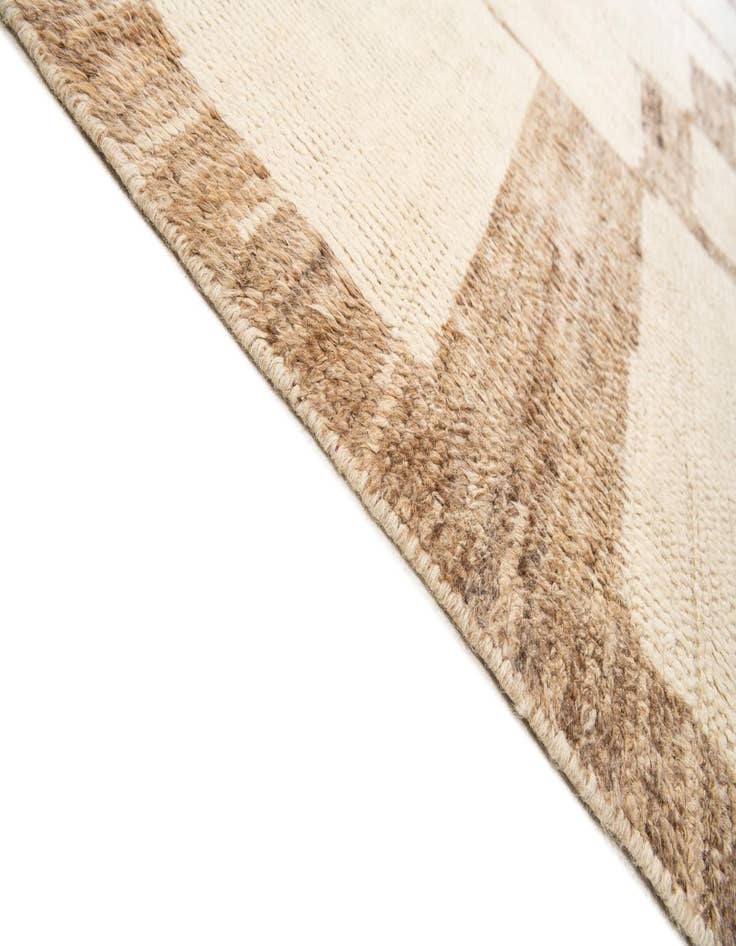 Detail image of  10' 6 x 14' 2  Hand Knotted Moroccan Wool Rug