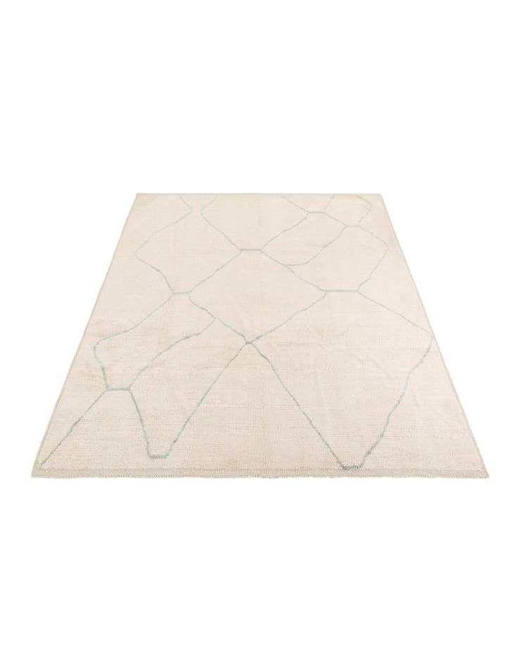 Detail image of  8' 2 x 10' 2  Hand Knotted Moroccan Wool Rug