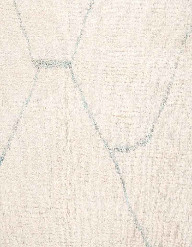 Detail image of  8' 2 x 10' 2  Hand Knotted Moroccan Wool Rug
