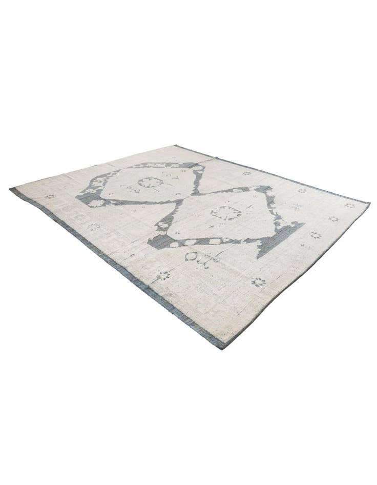 Detail image of  8' 1 x 9' 9  Hand Knotted Moroccan Wool Rug