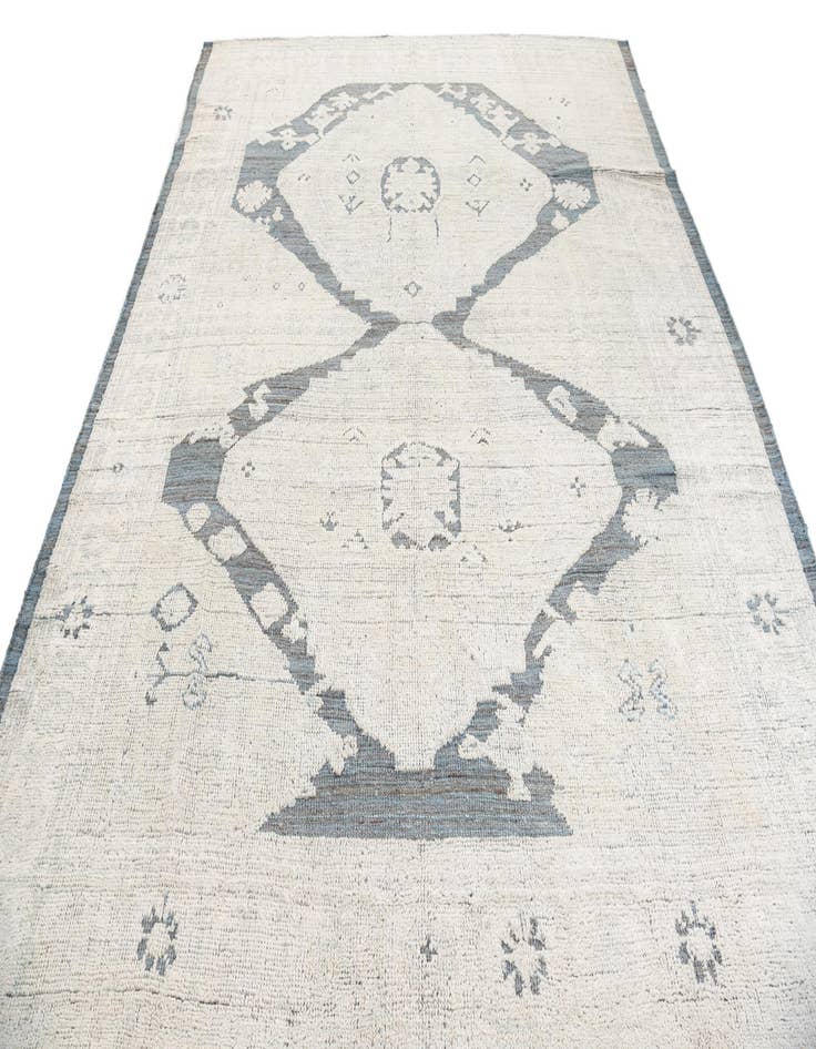 Detail image of  8' 1 x 9' 9  Hand Knotted Moroccan Wool Rug