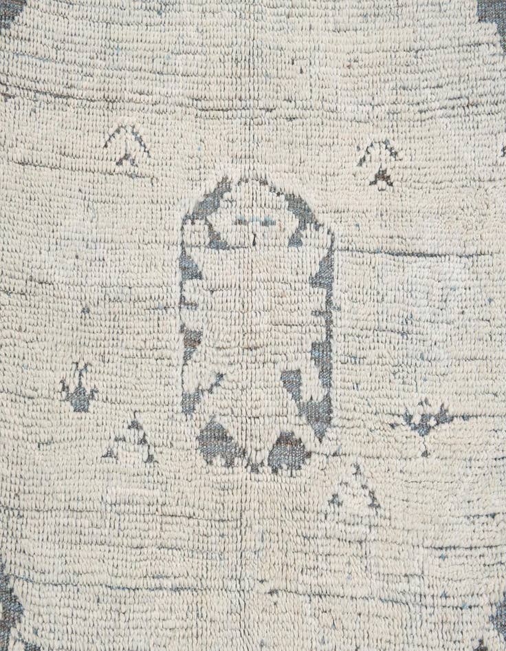 Detail image of  8' 1 x 9' 9  Hand Knotted Moroccan Wool Rug