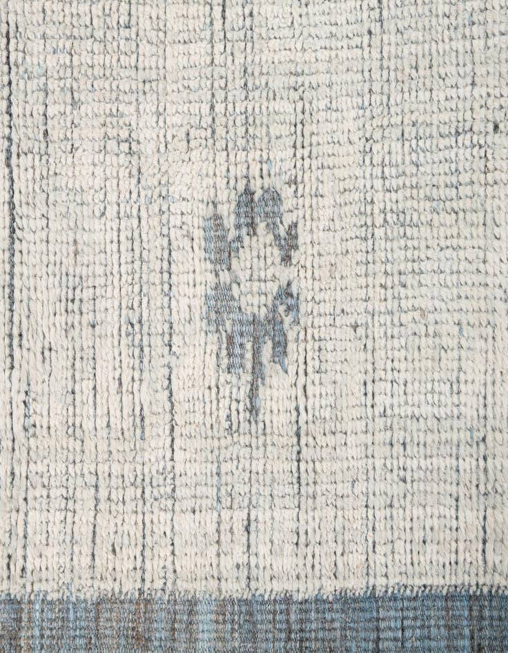 Detail image of  8' 1 x 9' 9  Hand Knotted Moroccan Wool Rug