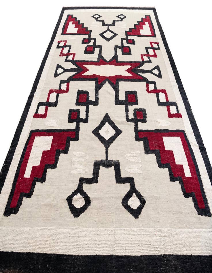 Detail image of  8' 9 x 12' 8  Hand Knotted Moroccan Wool Rug