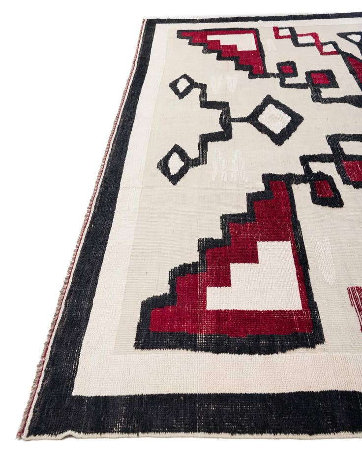 Detail image of  8' 9 x 12' 8  Hand Knotted Moroccan Wool Rug