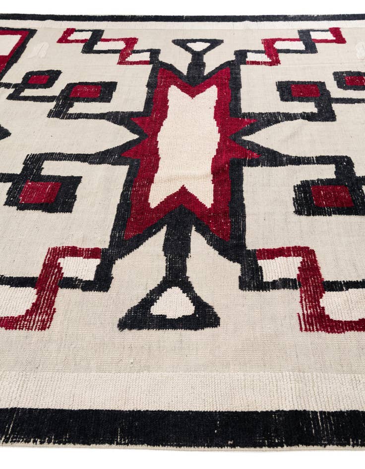 Detail image of  8' 9 x 12' 8  Hand Knotted Moroccan Wool Rug