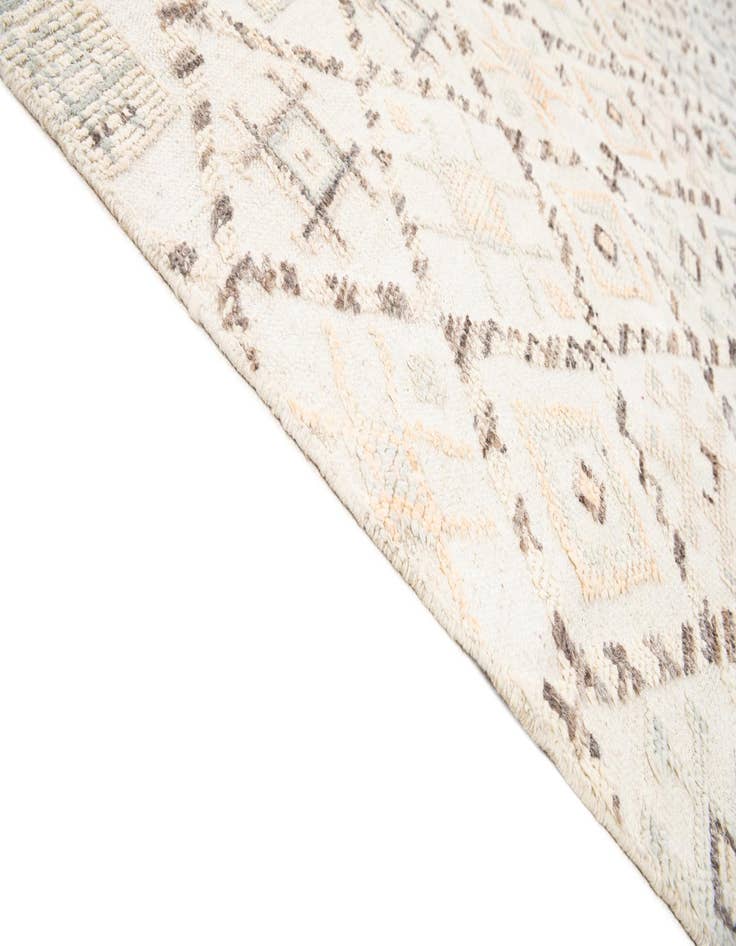 Detail image of  7' 10 x 10' 2  Hand Knotted Moroccan Wool Rug