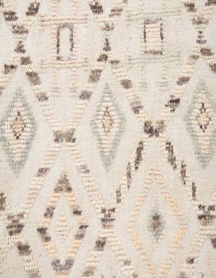 Detail image of  7' 10 x 10' 2  Hand Knotted Moroccan Wool Rug