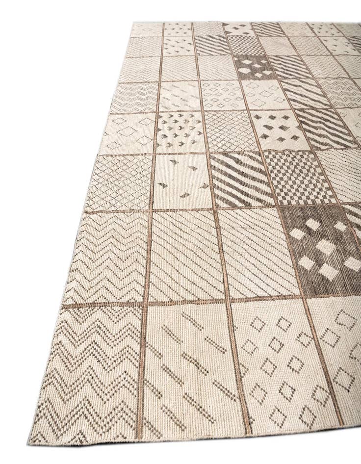 Detail image of  15' 5 x 24'  Hand Knotted Moroccan Wool Rug