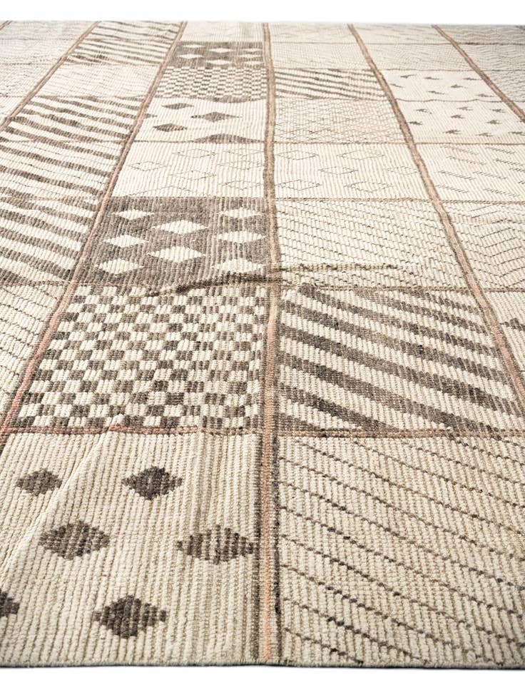 Detail image of  15' 5 x 24'  Hand Knotted Moroccan Wool Rug