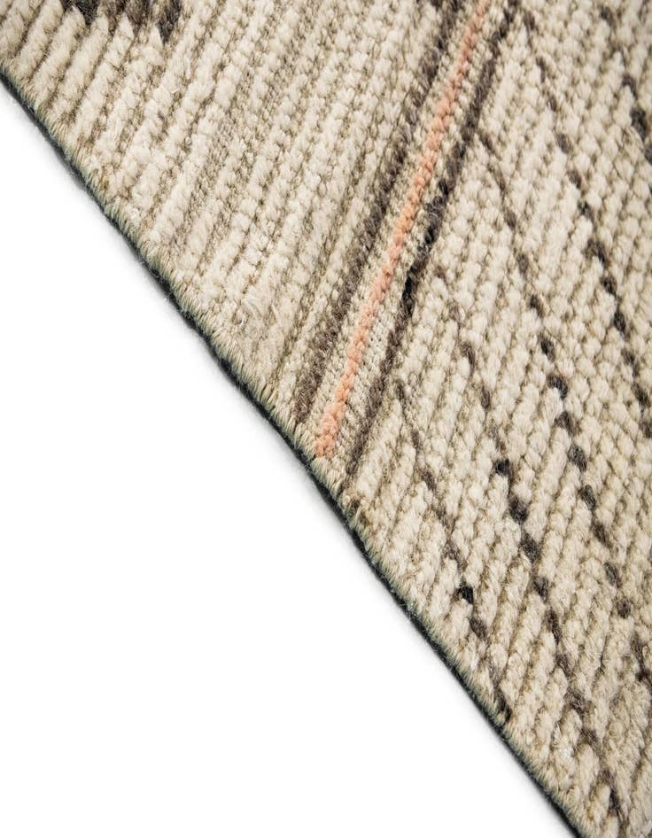 Detail image of  15' 5 x 24'  Hand Knotted Moroccan Wool Rug