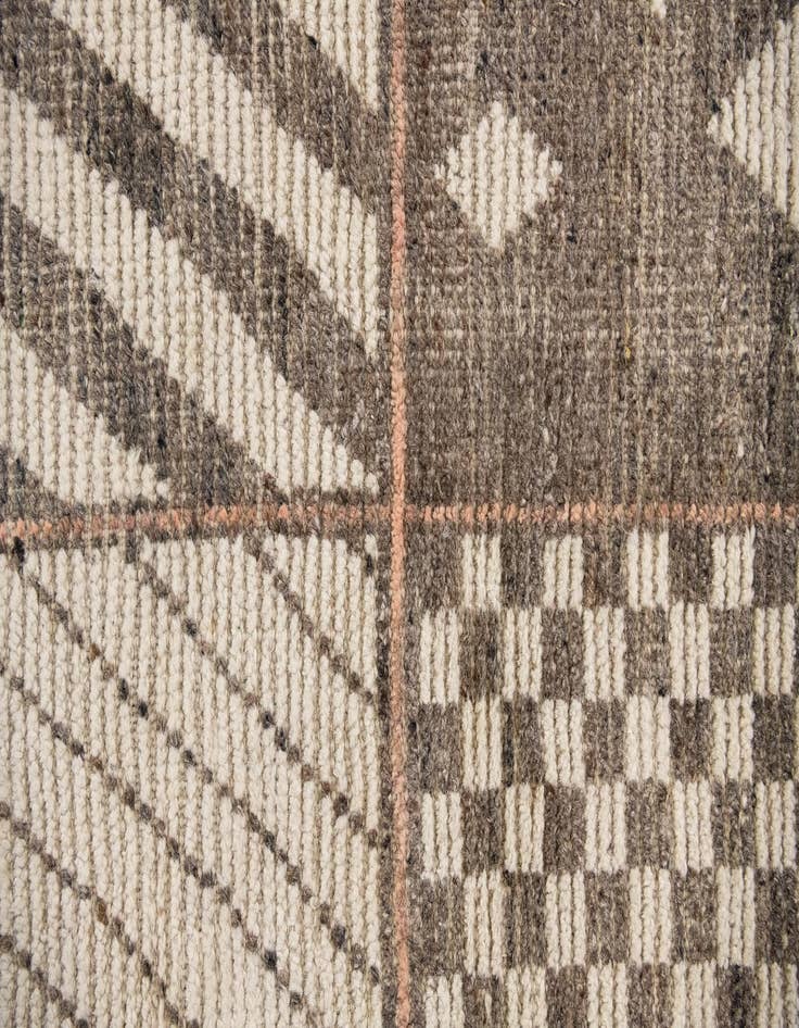 Detail image of  15' 5 x 24'  Hand Knotted Moroccan Wool Rug