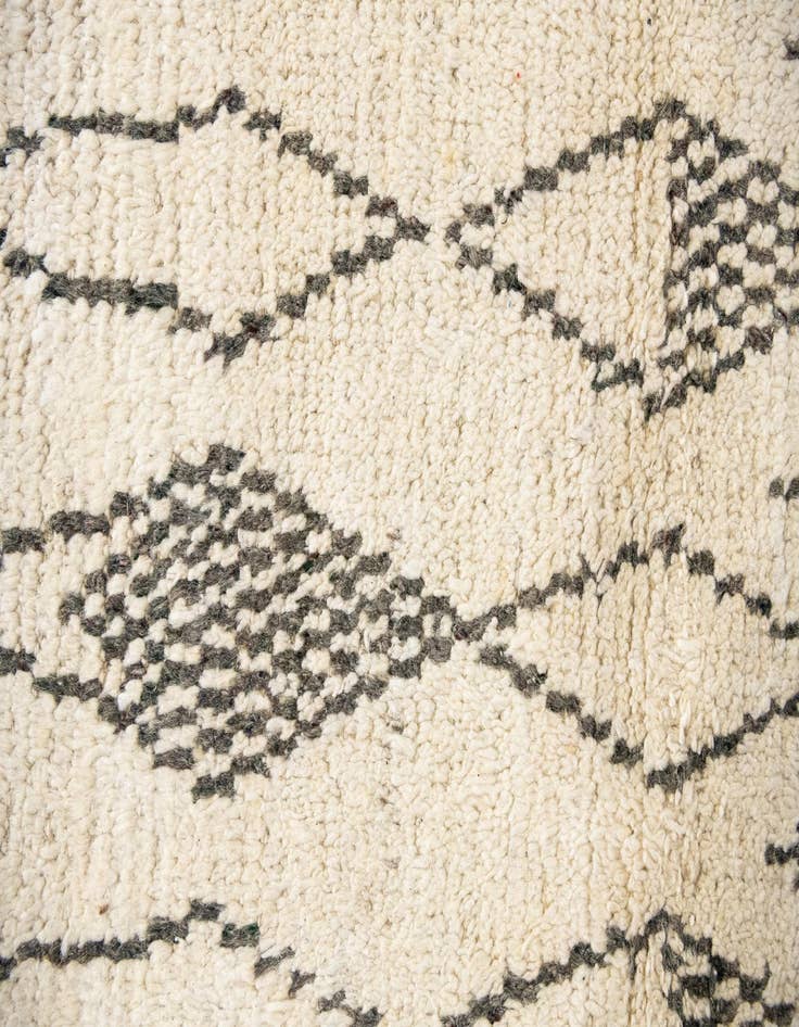 Detail image of  12' 2 x 16'  Hand Knotted Moroccan Wool Rug