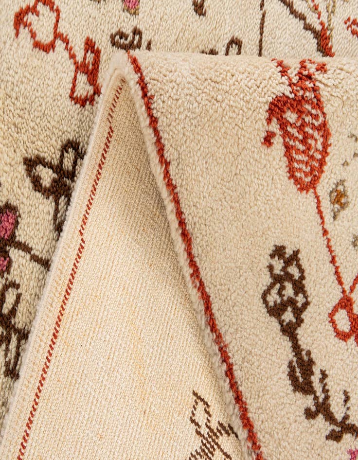 Detail image of  5' x 5' 7  Hand Knotted Moroccan Wool Rug