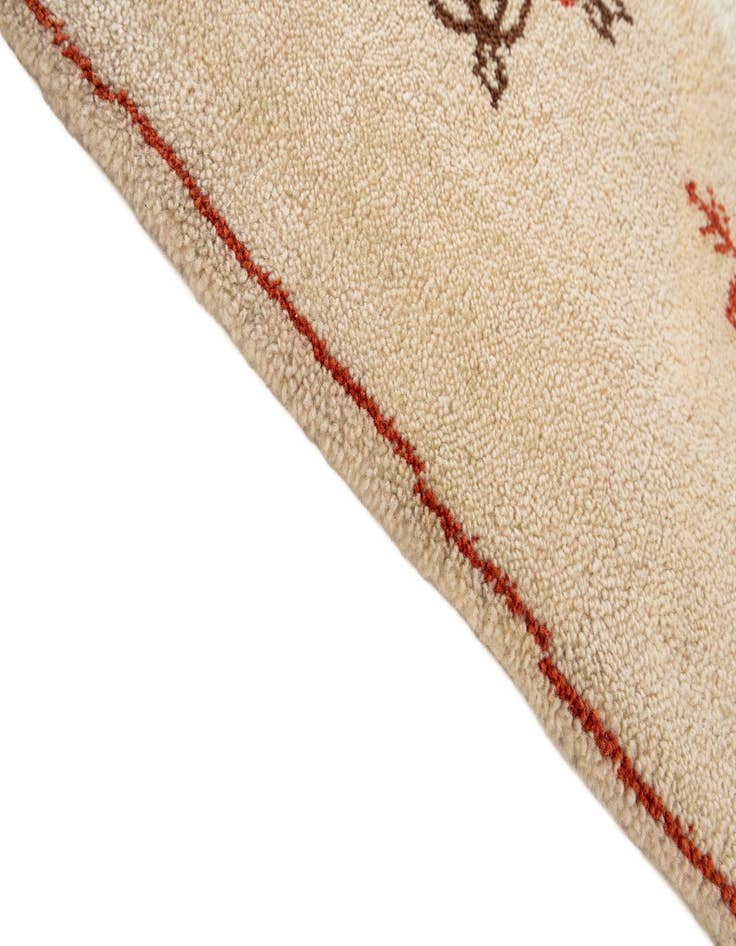 Detail image of  5' x 5' 7  Hand Knotted Moroccan Wool Rug