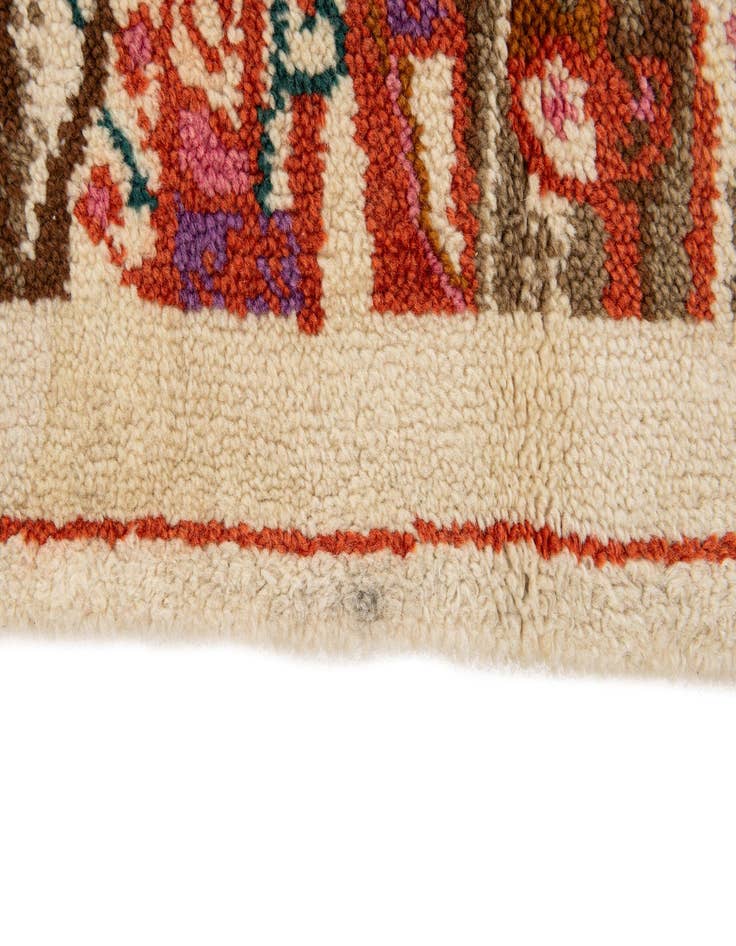 Detail image of  5' x 5' 7  Hand Knotted Moroccan Wool Rug
