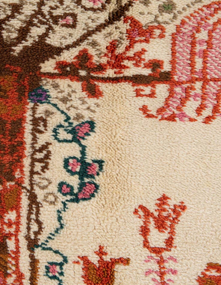 Detail image of  5' x 5' 7  Hand Knotted Moroccan Wool Rug